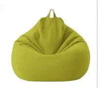 MeYuxg Pouf de Jeu XL,Housse Uniquement (sans Rembourrage),100 x 120 cm Bean Bag pour Adultes,ouf de Rangement pour Salon/Salle de Jeux pour l'extérieur et l'intérieur (Vert Matcha)