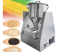 MEYVSAB Mélangeur électrique de poudre sèche, machine à mélanger en acier inoxydable de laboratoire pour médicaments, noix, céréales et assaisonnements, 10 L