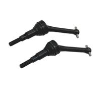 MEYZJRC 2 Pièces Arbre de Transmission Voiture RC Ensemble Accessoire Assemblage Fer Articulation Métallique Mise à Niveau Convient pour Jeux Voitures Radioco, Noir