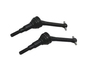MEYZJRC 2 Pièces Arbre de Transmission Voiture RC Ensemble Accessoire Assemblage Fer Articulation Métallique Mise à Niveau Convient pour Jeux Voitures Radioco, Noir