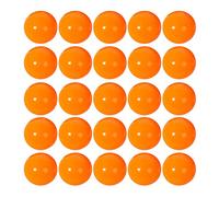 MEYZJRC 25 Pièces Boules Bingo Boules Raffle Boules Numérotées Boules Appel Conception Ouverte Portable En PP Solide avec Fenêtre Facile à Lire Adaptées pour, orange