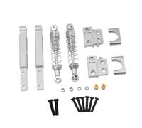 MEYZJRC Amortisseur RC Voiture Ensemble Barre Traction Remplacement Aluminium Pièces Accessoire Fonction Adapté Aux Modèles MN82 82pro LC79 1/12 Voiture RC In, Argent