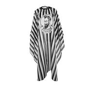 MEYZJRC Cape de Coiffeur et Cape à Boutons-pression pour Coiffer, Coiffer et Tailler Les Cheveux Des Clients, Dames et Messieurs - élégante et Imperméa
