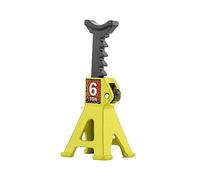 MEYZJRC Jack Stand Métal Support Réglable Accessoire Réparation Décoration Adapté Aux Véhicules RC et Camions Modèles pour Animation Jeu Collectif Famille, JAUNE