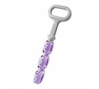 MEYZJRC Massage Roller Rouleau de Corps Outil Thérapie Manuelle Défait les Contractures Conception Ergonomique Surface Douce Polypropylène Compact Adapté aux, Violet