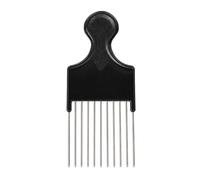 MEYZJRC Peigne Pointe à Cheveux Antidérapant Peigne à Den Métalliques Professionnel Pointe Afro pr Coiffeurs, Style C