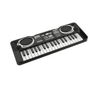 MEYZJRC Piano Miniature Haut-Parleurs | Mo Apprentisge, Piano Électronique pr Enfants, Léger, Synthétiseur, , Débutants en Musique , Noir