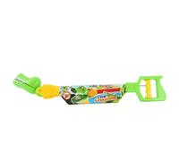 MEYZJRC Pince Dinosaure Enfant Jouet Pince Ramasse Attrape Objet Déclencheur Manuel Griffe Avant Tige Corps Léger Plastique Graphismes Latéraux Favorise, Vert, Crocodile Vert