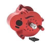 MEYZJRC RC Boîte de Centrale Aluminium pour Voiture Jouet Télécommandée Pièces Accessoires Transmission Support Axe Remplacement Accessoire Montage A, Rouge