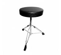 MEYZJRC Tabouret de Batterie Réglable Siège Tambour Trône Batteur Chaise Percussion avec Coussin Épais en Cuir Support Acier Solide Jambes Double Bracing et