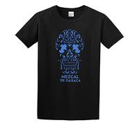 Mezcal Mexico Vintage Tequila Sugar Oaxaca Skull Gift Cool Men's T-Shirt Unisex Black Men Tees S