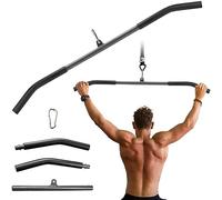 Mezchi Accessoires de traction latte de 99 cm avec poignée antidérapante, fixation de machine à câble pour salle de sport, renforcement musculaire, renforcement musculaire