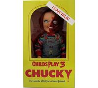 Mezco Chucky Parlant Pizza Face 7 Phrase 15" Figurine Neuve