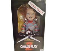 Mezco Enfant Jeu 2 Échelle Méga 7 Phrase Parlant Chucky Menacant Figurine 15"