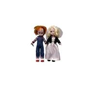 Mezco - Living Dead Dolls pack poupées Chucky & Tiffany 25 cm