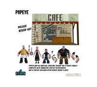 MEZCO TOYS - Popeye - Figurines Popeye 5 Points Deluxe Box Set 9 cm