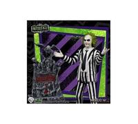 Mezco Toyz Beetlejuice Costume Rayé Figurine 9,5 cm 5 Points