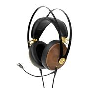 MEZE - 99 Classics - Casque fermé Audiophile - Noyer Massif - Finition Doré, Meze99Classics WalnutSilver, hohem Trage hohem (Noyer Doré + Boom Mic)