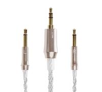 MEZE AUDIO | Câble d’upgrade pour 99 Classics et 99 Neo | Cuivre OFC plaqué Argent, connecteur plaqués Rhodium | Asymétrique 3,5mm, Longueur 1,20m