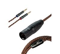 Meze Audio Mono Câbles PCUHD 3,5 mm Copper/Argent (3,5 mm-2,5 mm-4,4 mm-6,3 mm-4 PIN)