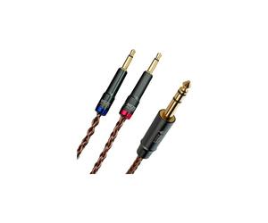 Meze PCUHD 6,35 mm Cuivre - Câble mini-jack 3,5 mm vers jack 6,35 mm de 2,5 m