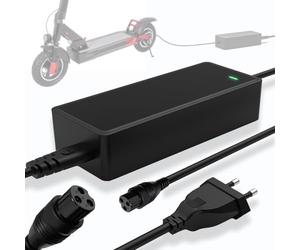 Mezelon 54.6V 2A Chargeur Trotinette Electrique pour Kugoo M4 / M4 Pro, Hitway h5/h5 Pro, UrbanGlide E-Cross Pro, JOYOR S5/F5S+/G5/GS5/X5S/Y5S, DC Charge Rapide pour 48V Batterie Scooter Electrique