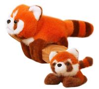 MEZHEN Bär Slap Bracelet à Claquer Waschbär Peluche Bracelet Snap Jouet en Peluche Anniversaire Décoration Cadeau de Fête Noël