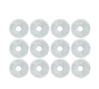 MezHi Brosse latérale principale, filtre HEPA, sac à poussière en tissu for vadrouille, pièces de rechange, accessoires for Q Revo / P10 A7400RR (Color : 12 Mops)