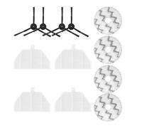 MezHi Pièces de rechange for aspirateur Robot Roidmi EVA SDJ06RM, brosse latérale, filtre HEPA, vadrouille, sacs à poussière de remplacement, vidage autonettoyant (Color : 003)