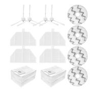 MezHi Pièces de rechange for aspirateur Robot Roidmi EVA SDJ06RM, brosse latérale, filtre HEPA, vadrouille, sacs à poussière de remplacement, vidage autonettoyant (Color : 008)