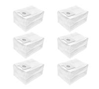 MezHi Pièces de rechange for aspirateur Robot Roidmi EVA SDJ06RM, brosse latérale, filtre HEPA, vadrouille, sacs à poussière de remplacement, vidage autonettoyant (Color : 6 Dust Bags)