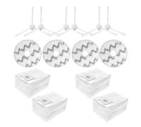 MezHi Pièces de rechange for aspirateur Robot Roidmi EVA SDJ06RM, brosse latérale, filtre HEPA, vadrouille, sacs à poussière de remplacement, vidage autonettoyant (Color : 006)