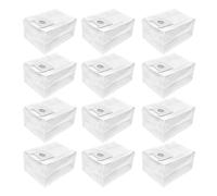 MezHi Pièces de rechange for aspirateur Robot Roidmi EVA SDJ06RM, brosse latérale, filtre HEPA, vadrouille, sacs à poussière de remplacement, vidage autonettoyant (Color : 12 Dust Bags)
