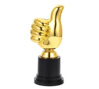 MEZOKUCEL Thumbs Up Trophée en plastique d'or Prix Jeu de Course Prix en plastique Trophée Thumb Trophée Décoration (plastique)