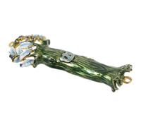 Mezouza avec Parchemin Porte Décorative en Alliage pour Bénédiction | Décoration de Porte, Usage pour Temples Religieux et Montants, Style Antique, Effet Solide, Familles Juives