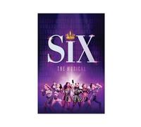 MEZUMI Poster sur toile « Six The Musical » - Décoration pour chambre à coucher, bureau, chambre - Cadeau sans cadre - 30 x 45 cm