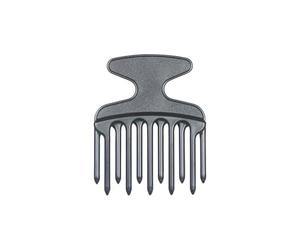 Mezzo Peigne Afro plastique Dents Doubles Peigne Afro plastique Dents Doubles