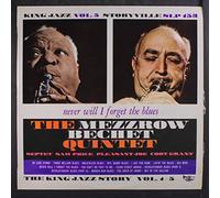 MEZZROW-BECHET QUINTET - never will i forget the blues LP