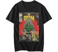 MF All Doom Graphics Print Casual Crew Neck T-Shirts Oversized Short Sleeve Tee Shirt Streetwear Tops Black Manches Courtes(Medium)