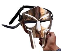 MF Doom Masque de gladiateur médiéval en acier doux 18 g