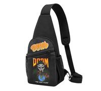 MF Rapper D{City} om Sac à bandoulière décontracté - Inspiré du hip-hop - Sac streetwear pour homme et femme - Accessoire de voyage quotidien, festival, concert, Mf Doom-15, Taille unique
