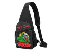 MF Rapper D{City} om Sac à bandoulière décontracté - Inspiré du hip-hop - Sac streetwear pour homme et femme - Accessoire de voyage quotidien, festival, concert, Mf Doom-14, Taille unique