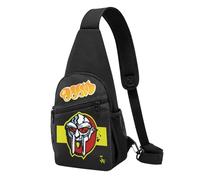 MF Rapper D{City} om Sac à bandoulière décontracté - Inspiré du hip-hop - Sac streetwear pour homme et femme - Accessoire de voyage quotidien, festival, concert, Mf Doom-1, Taille unique