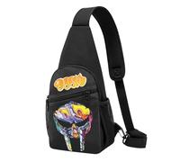 MF Rapper D{City} om Sac à bandoulière décontracté - Inspiré du hip-hop - Sac streetwear pour homme et femme - Accessoire de voyage quotidien, festival, concert, Mf Doom-9, Taille unique
