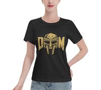 MF Rapper D{City} om T-shirt standard à manches courtes et col rond en coton pour femme - T-shirt Hip Hop Rap Band - Haut décontracté pour les fans - Cadeau pour femme, Mf-19, XXL
