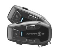 Interphone Cellularline U-com 6r Pack Intercom 2 Units Argenté