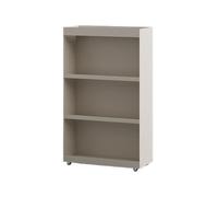Mf5rGb7pD Unité bibliothèque Petite bibliothèque Minimaliste en Fer, Support de Rangement Mobile Double Face sur Pied