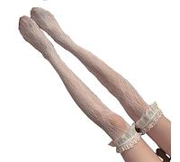 Mfacl Chaussettes Hautes Chaussettes Lolita Lolita Lolita Lolita Tube Long Tube Blanc Chaussettes de Maille de Soie sur Les Chaussettes du Genou sur Les Chaussettes du Genou Tube Molle Chaussettes de