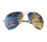 MFAZ Morefaz Ltd Enfants Garçon Fille Lunettes De Soleil Polarisées en Miroir Style Pilote Kids Sunglasses (A Silver Miroir)