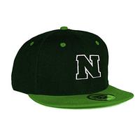 MFAZ Morefaz Ltd Homme Femme Casquette Snapback De Baseball Chapeaux Sombrero Vert Pico Plana Chapeau (N)
